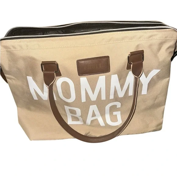 Mommy Bag in Tan Canvas with two organizer bags. Brand new! - Picture 4 of 12